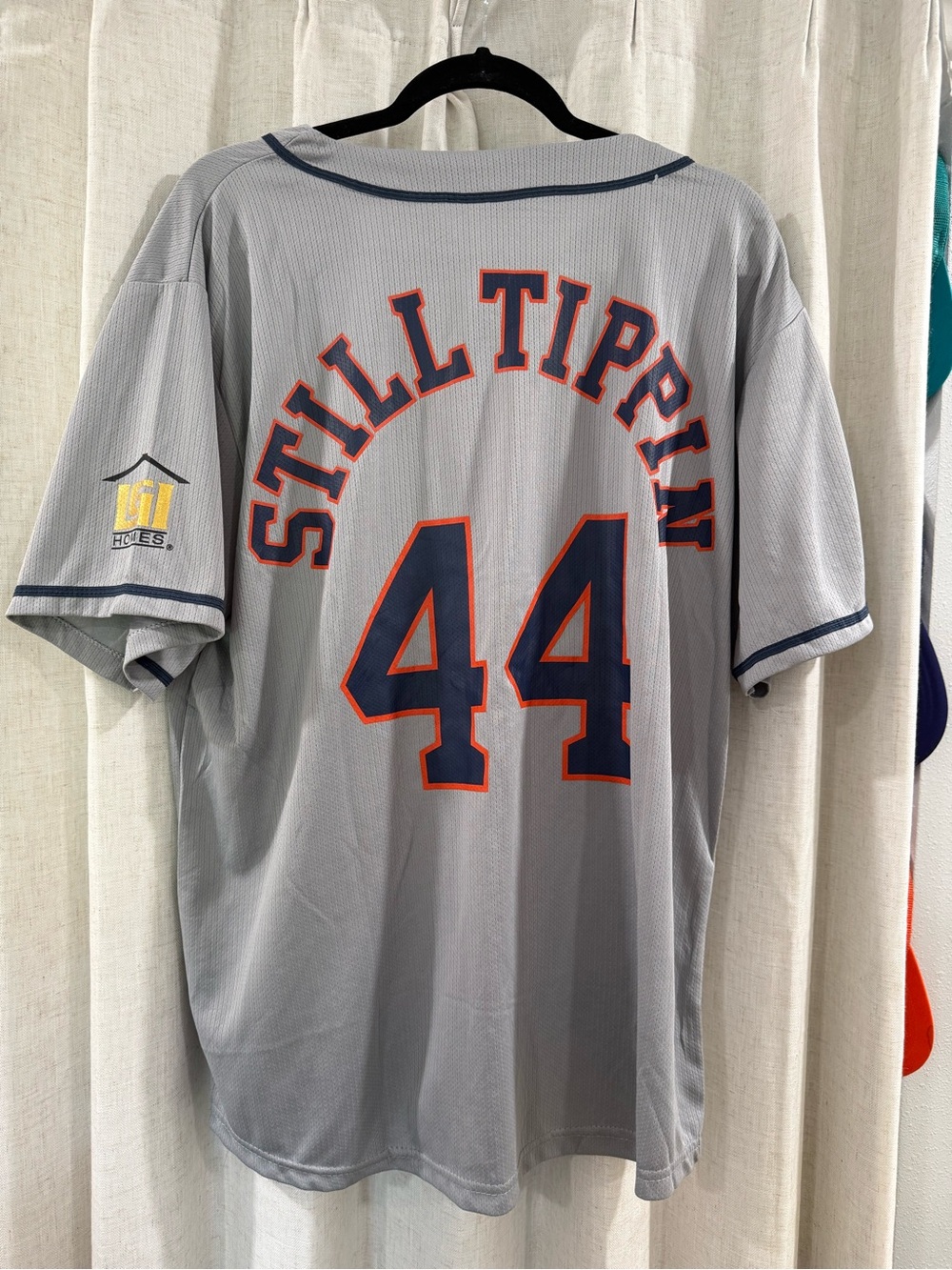 Houston Astros “Still Tippin” #44 SGA Jersey LGI Homes Sponsor Road Grey Size XL - Picture 3 of 3